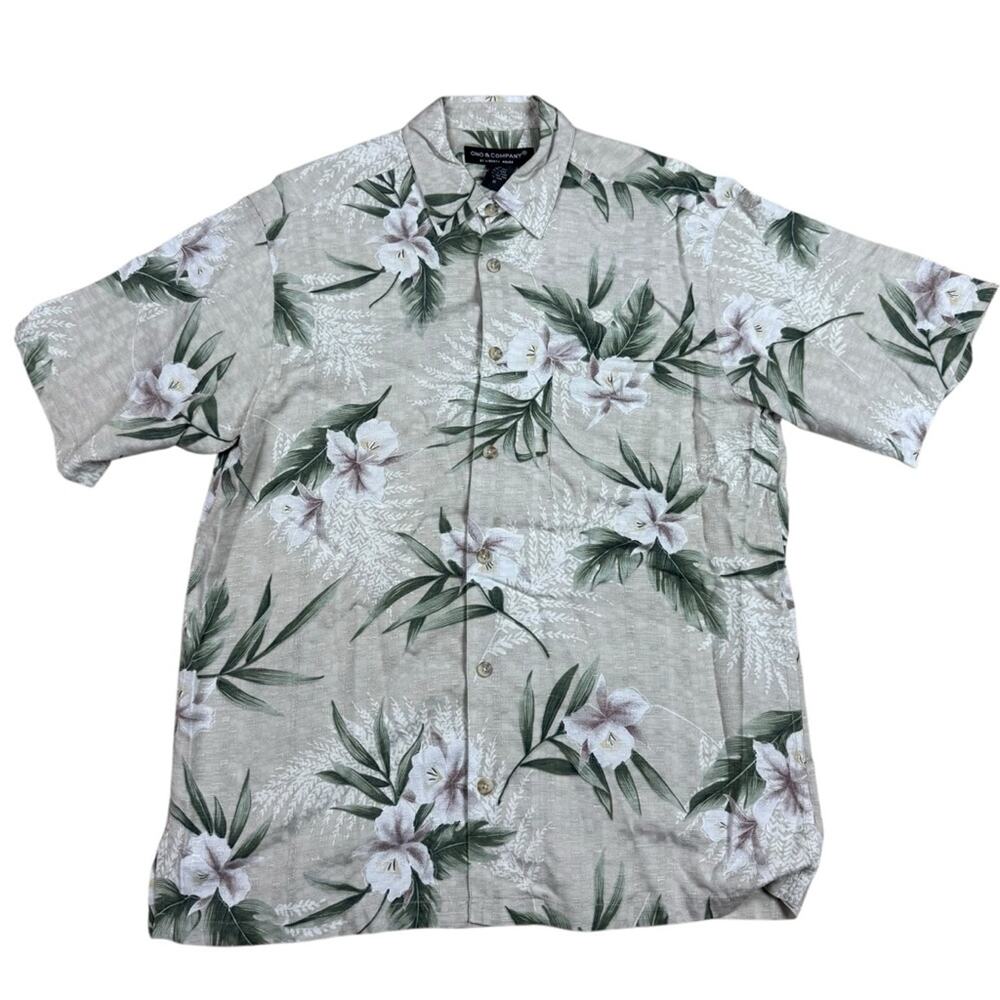 Silk  Green Floral Men's Shirt